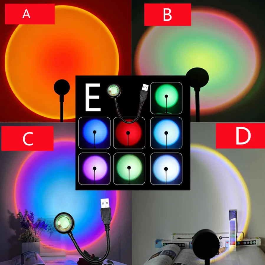 Sunset Glow USB Projector