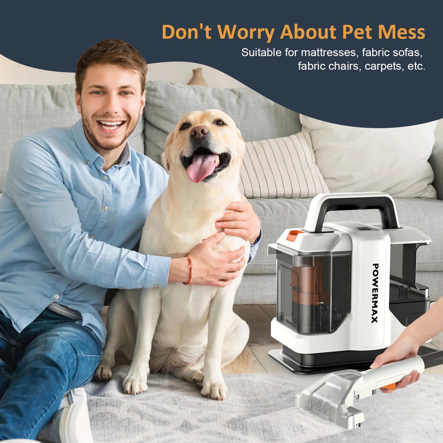 RapidClean Pro Spot Carpet Cleaner