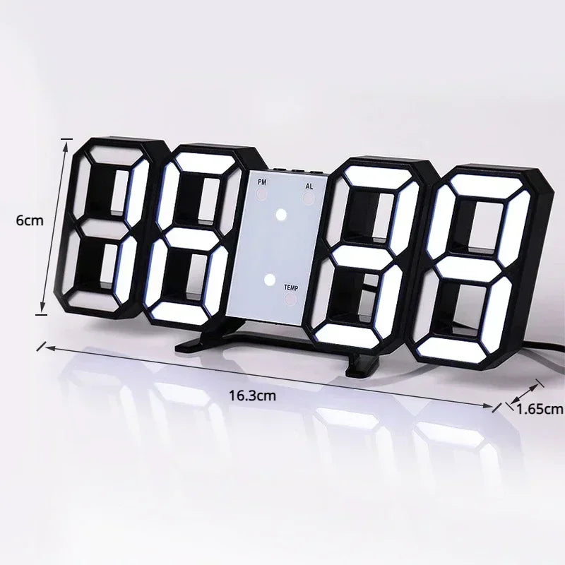 GlowTime LED Wall Clock Decor